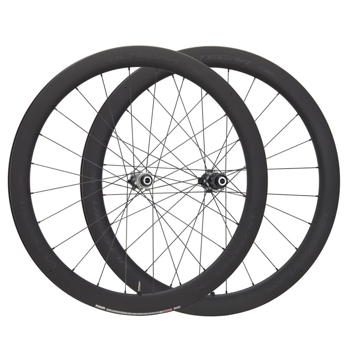 Shimano WH-R8170 C50 TL Ultegra Disc Carbon Clincher/TR 50mm Wheelset