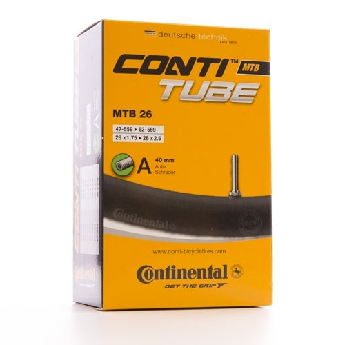 Continental MTB 26 Inner Tube - Schrader - 26x1.75/2.5 40mm