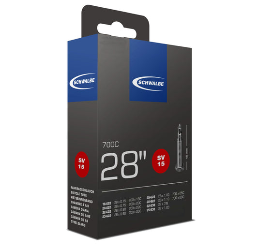 Schwalbe SV15 Road Inner Tube 28" - Presta - 700x18/28 40mm