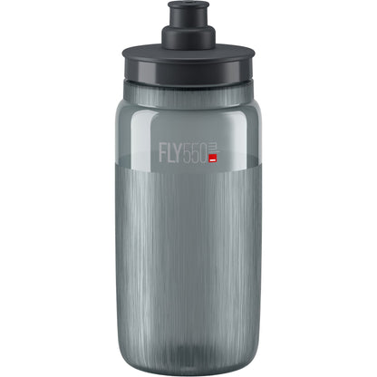 2 x Elite Fly Tex Water Bottles - Smoke 550ml